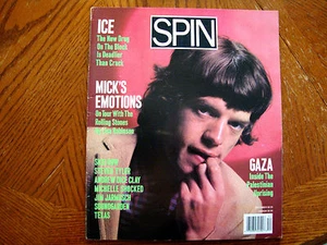 SPIN MAGAZINE DEC 1989 ROLLING STONES MICK JAGGER VG++ - Picture 1 of 5
