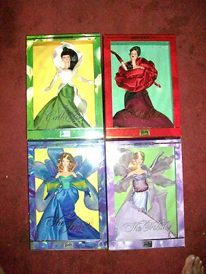 Lote de 4 CALLA LILY BARBIE - IRIS - Orquídea - Flores ROSA en Moda LE Foto 1 de 4