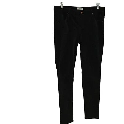 COUNTRY ROADS sz 16 Pants Cotton Velvet Black - image 1 of 4