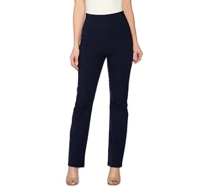 Pantalones de mujer con control XXS negros cintura ancha corte bota - Imagen 1 de 4