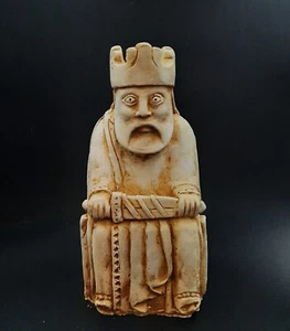 Oversize 8" Lewis Chessman King (kurzer Bart) - Bild 1 von 7