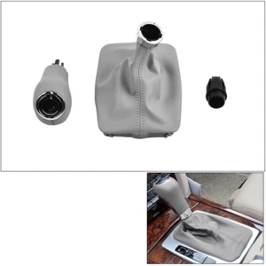 Gear Shift Shifter Knob w/Boot For Mercedes Benz C Class W204 C204 2007-2013 - Foto 1 di 9