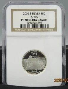 2004 S Iowa Silver NGC PF 70 UCAM - Picture 1 of 1