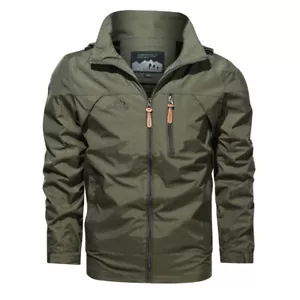 Men's Waterproof Spring Outdoor Combat Tactical Coat Soft Shell Military Jackets - Picture 1 of 17