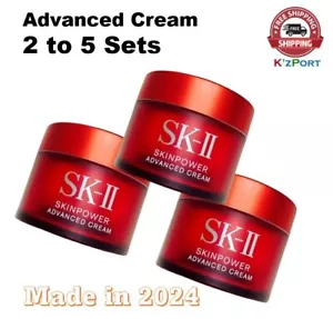 SK-ll SK2 Skin Power Advanced Cream 15gx2 to 5Sets Pitera Travel Size from Japan - Picture 1 of 4