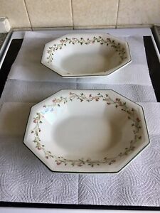 2 x Eternal Beau Vegetable Serving Bowl Dish 24cm 9.5 Inch Great Condition.