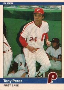 1984 Fleer Baseball #44 - Tony Perez - Philadelphia Phillies  84-588 - Picture 1 of 2