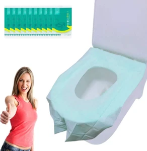 Toilet Seat Covers Disposable, 30 Pcs Toilet Seat Covers for Travel Accessories - Picture 1 of 12