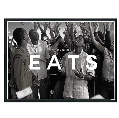 Paid in Full Everybody Eats Retro Poster - image 1 of 3