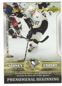 SIDNEY CROSBY 2005-06 UD Phenomenal Beginning #8 NM-MT Pittsburgh Penguins