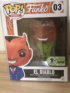 Funko Pop! Funko El Diablo 03 (Green Suit) ECCC 2017 RARE Only 3000 pcs - Picture 1 of 6