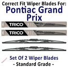 Wiper Blades 2-Pack Standard Wipers - Fit 1997-2008 Pontiac Grand Prix - 30221X2