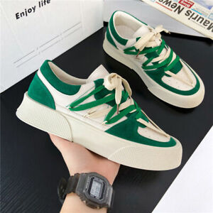 Men Casual Spring and Autumn Thick Soles Lace-Up Fashion Comfortable Sneakers