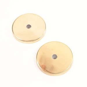 Clock Weight Caps 1-3/4 inches - no weight, shell, hook, etc. - Brass - XC369 - Picture 1 of 2