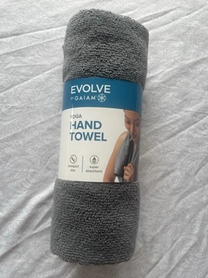 Toalla de mano Evolve By Gaiam Yoga tamaño 20" W X 30" L totalmente nueva Foto 1 de 4
