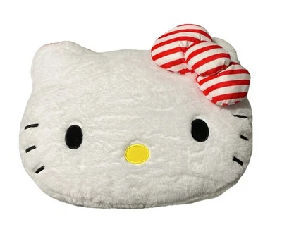 Almohada de felpa Hello Kitty 2024 arco blanco y rojo vacaciones Navidad pasatiempo lobby Foto 1 de 4