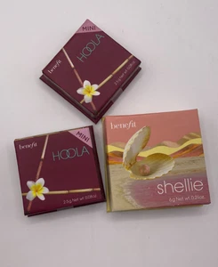 2x Benefit Hoola Matte Bronzer mini 2.5g travel size + Shellie Blush Full Size - Picture 1 of 5