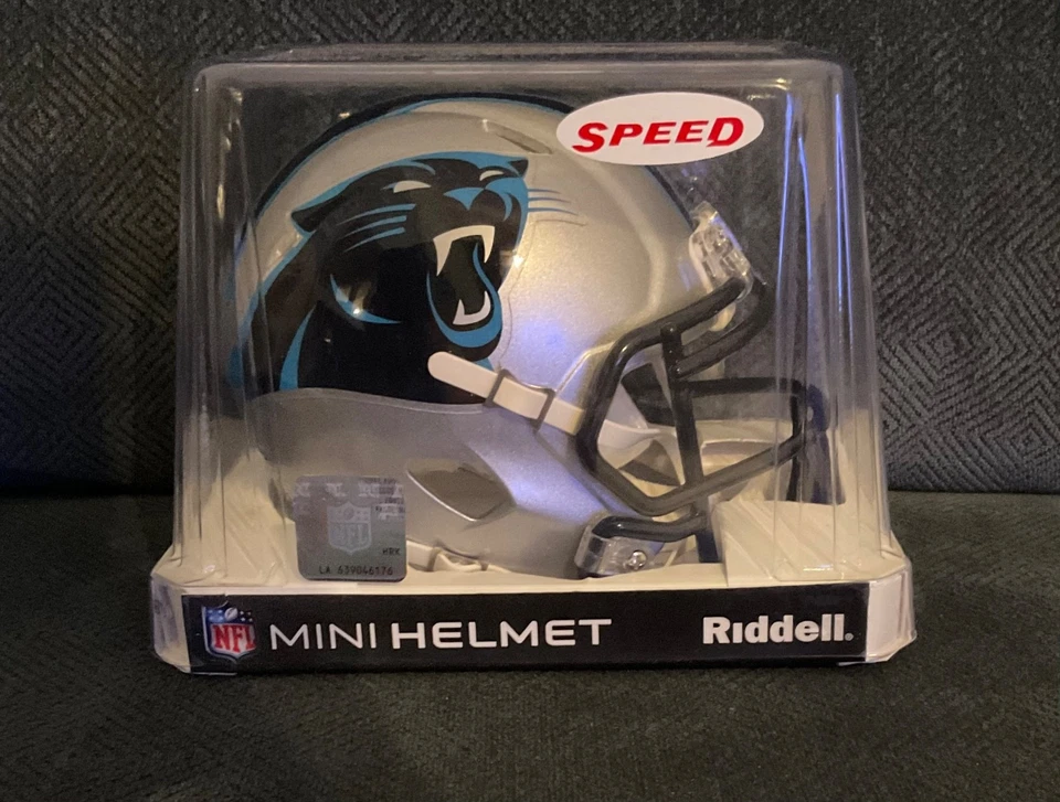 Mini Casco de Velocidad Carolina Panthers Riddell Licencia Oficial NFL - ¡Nuevo! Foto 1 de 1