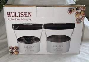 Hulisen 4 In 1 Donut Biscuit Cutter Set Stainless Steel Kitchen Baking Tools NIB - Picture 1 of 5