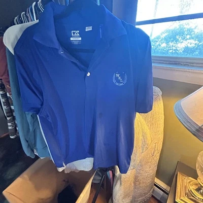 Camisa polo para hombre Blue Cutter & Buck DryTec - Mantente fresco niños Foto 1 de 3