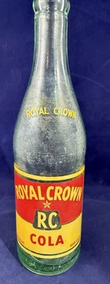 Vintage Royal Crown RC Cola 12 Onças Fluidas Garrafa Pop Huron So. Dak. - Imagem 1 de 4