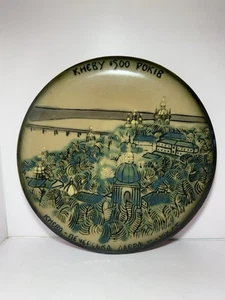 "Placa de pared decorativa ucraniana vintage de 10""" - Imagen 1 de 3