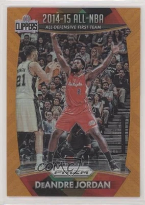 2015-16 Panini Prizm All-NBA Team Orange Prizm /65 DeAndre Jordan #393 - Image 1 of 2
