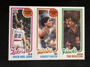 1980–81 Topps Kareem/Parish/Burleson (#126-93-132) NM HOFer, Stars ^GRUMPYBUCK^ - Picture 1 of 2
