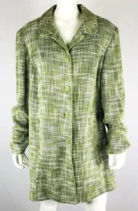 DIALOGUE Women's Jacket Coat Size 22W Fully Lined Pockets - Picture 1 of 11