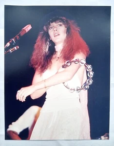 Mini póster fotografía concierto Stevie Nicks 1983 Capital Centre - Imagen 1 de 1