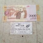 Bee back club Business Card Music woody woodham free Foreign currency Venezuela 