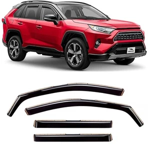 Parapioggia extra resistente in canale per Toyota RAV4 2019-2025, deflettore finestrino... - Foto 1 di 7