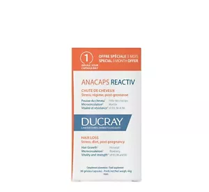 Ducray Anacaps Reactiv Anti-Hair Loss 90 Capsules, Exp. 08/2026 - Picture 1 of 2