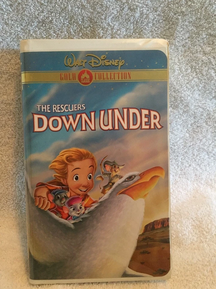 walt disney The Rescuers Down Under Gold Collection VHS used - Image 1 of 1