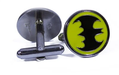 Fantasia cosplay Halloween filme original masculina casamento abotoaduras Batman DC Comics - Imagem 1 de 4