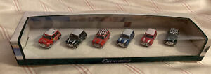 Cararama Sets of 6 Mini Coopers 1:72 Hongwell Series New In Opened Box