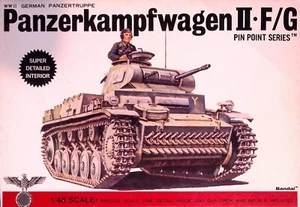 Panzerkampfwagen II F/G German Tank Model Color Advertising Card - Picture 1 of 3