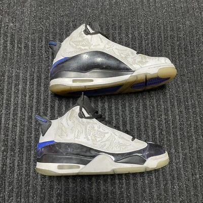 Nike Air Jordan Dub Zero Blanco Concord Negro 311046-106 Talla 8.5 XI Space Jam IV Foto 1 de 4