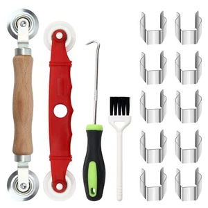 Window Screen Repair Kit Mesh Screen Spline Roller Repair Tools Kit with Scre... - Picture 1 of 7