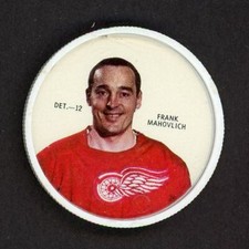1968-69  SHIRRIFF HOCKEY COINS  DET.-12  FRANK MAHOVLICH  22418