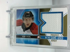 In The Game-Used Kerby Rychel 2012 Subway Super Series Jersey Patch Gold /10