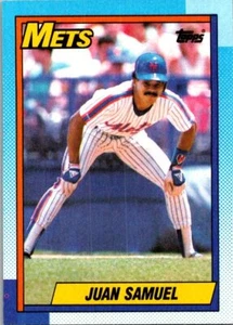 1990 Topps #85 Juan Samuel - Picture 1 of 2