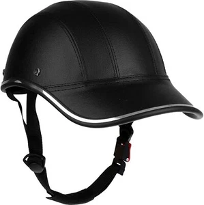 Bicycle Baseball Helmets Bike Helmet Adults- ABS Leather Cycling Safety - Picture 1 of 4