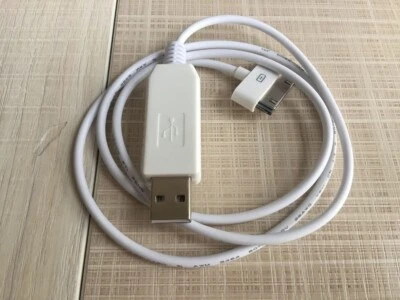 CUSTOM 12V 30Pin-USB =Firewire Charging Cable Cord For iPod 3rd 4th Photo Gen - Image 1 of 4