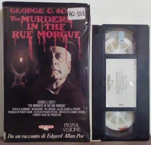 Vhs The Murders In The Rue Morgue Film Horror/Thriller Videocassetta Ex Nolo(V27 - Foto 1 di 1