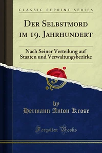Der Selbstmord im 19. Jahrhundert (Classic Reprint) - Imagen 1 de 2