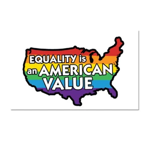 Imán de refrigerador Equality is an American Value - [3"" x 2""] - Imagen 1 de 1