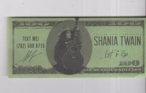 Shania Twain -- commemorative bank note -- Las Vegas Residency - Picture 1 of 1