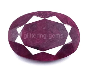 IGL Certified Natural Red Ruby 27.28 Ct Oval Cut Africa Loose Gemstone 5JSN - Bild 1 von 6