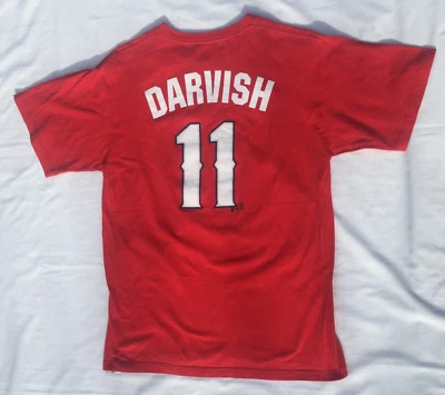 Camiseta Roja Juvenil Texas Rangers #11 Yu Darvish X Grande 18-20 Pecho 39" BONITA Foto 1 de 3